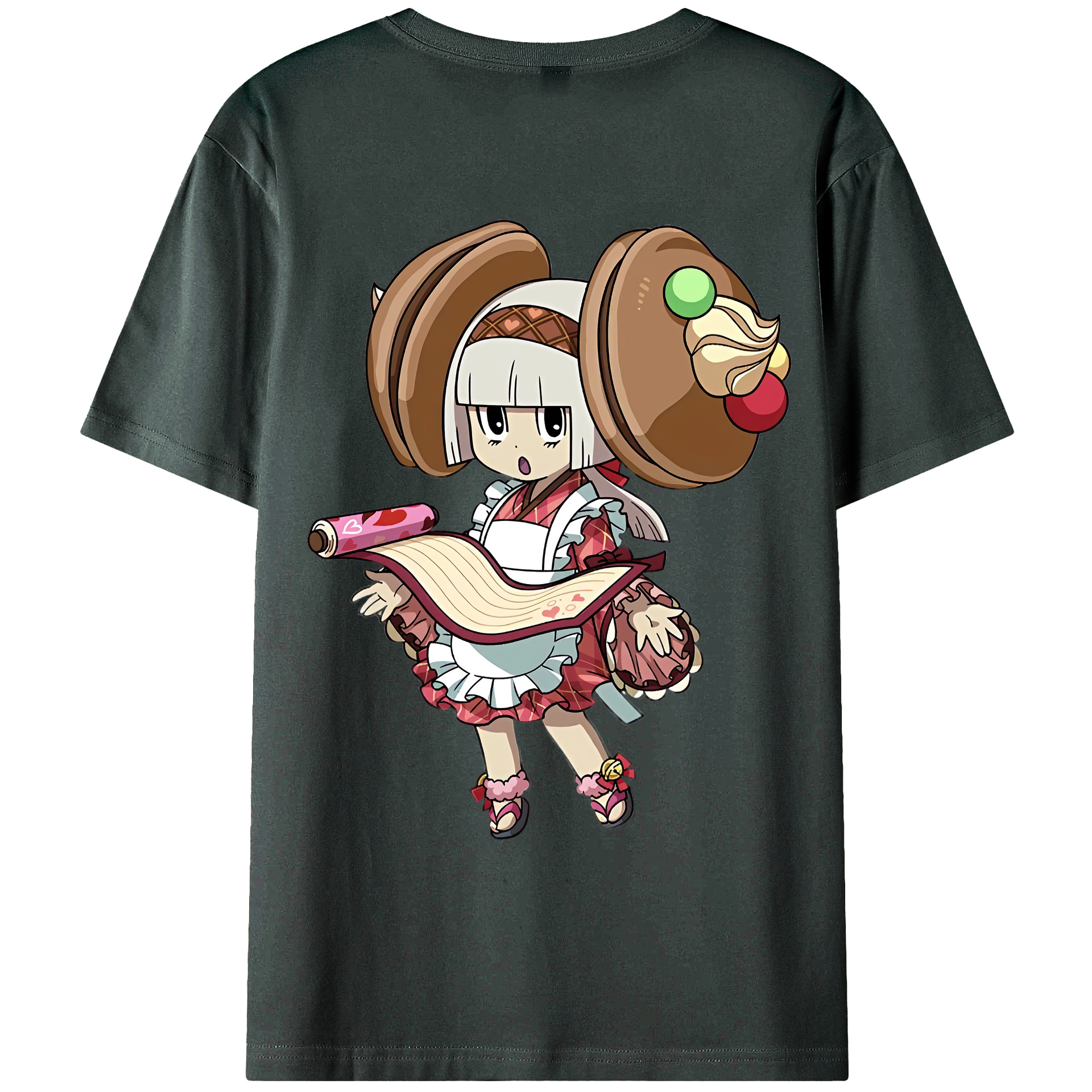 （画像用） 妖怪ウォッチ Yo-kai Watch 綿100％ メンズ半袖Tシャツ（バックプリント） 通気性